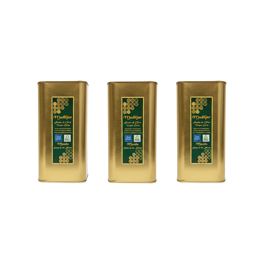 Olivenöl nativ extra / Mudejar / 3x 1000ml / Cuvée / meine-olivenoele.de